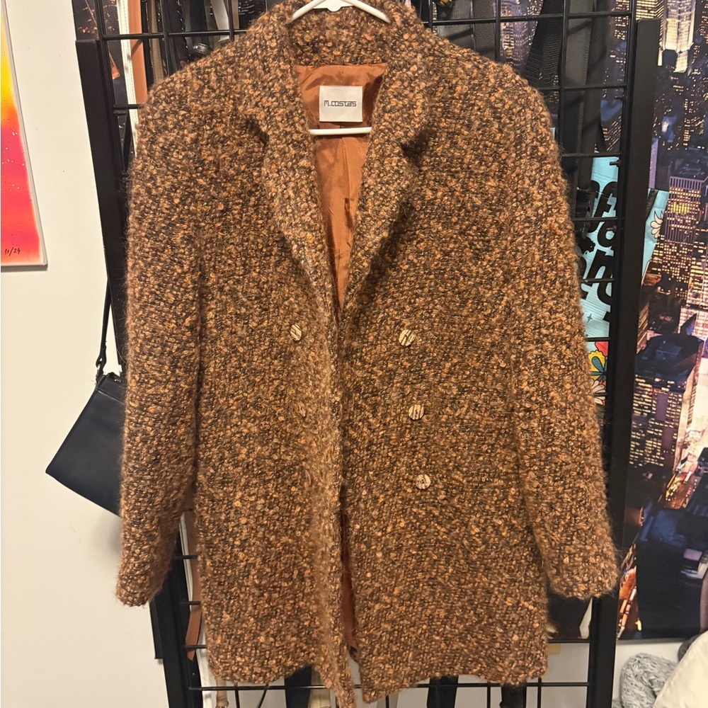 M Costas Paris Brown Tweed Jacket